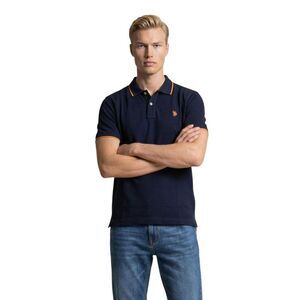 U.S. POLO ASSN. Blue Cotton Polo Men's Shirt